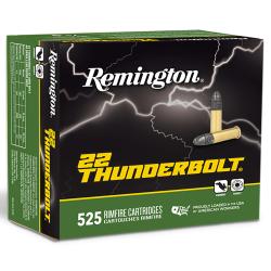 Remington Ammunition R21271 Thunderbolt Bulk 22LR 40gr Lead Round Nose 525 Per Box