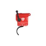 TriggerTech, Trigger, 0.3-2.0LB Pull Weight, Fits Remington 700, Diamond Curved Clean Trigger, Right Hand, Adjustable, Black Finish, Includes Installa