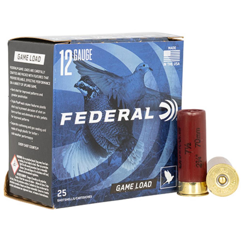 FEDERAL GAME LOAD 12 GAUGE 2.75'' 1-7.5
