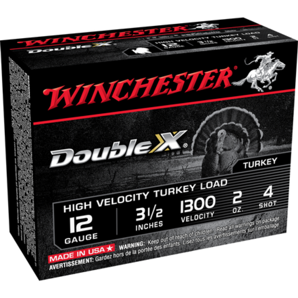 WINCHESTER DOUBLE X HIGH VELOCITY TURKEY 12 GAUGE 3.5" 2-4