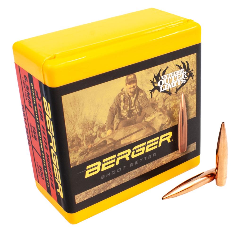 Berger Bullets 26550 Elite Hunter Outer Limits 6.5mm .264 156 gr
