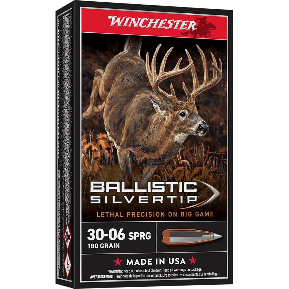 Ballistic Silvertip 30-06Springfield 180gr Rapid Controlled Expansion Polymer Tip 20 Per Box