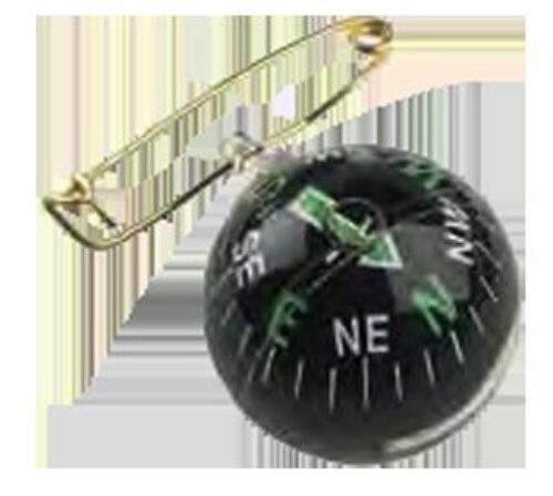 ALLEN COMPASS BLK PIN ON BALL