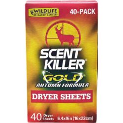 WILD 1283   SK GOLDEN AUTUMN DRYER SHEET    40PACK