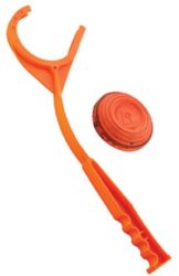 ALLEN 22701  HAND HELD CLAY TARGET  THROWER  ORNG