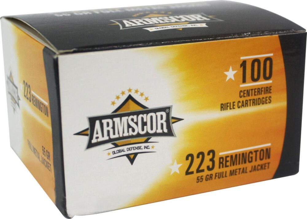 ARMSCOR 223 55GR FMJ 100RD