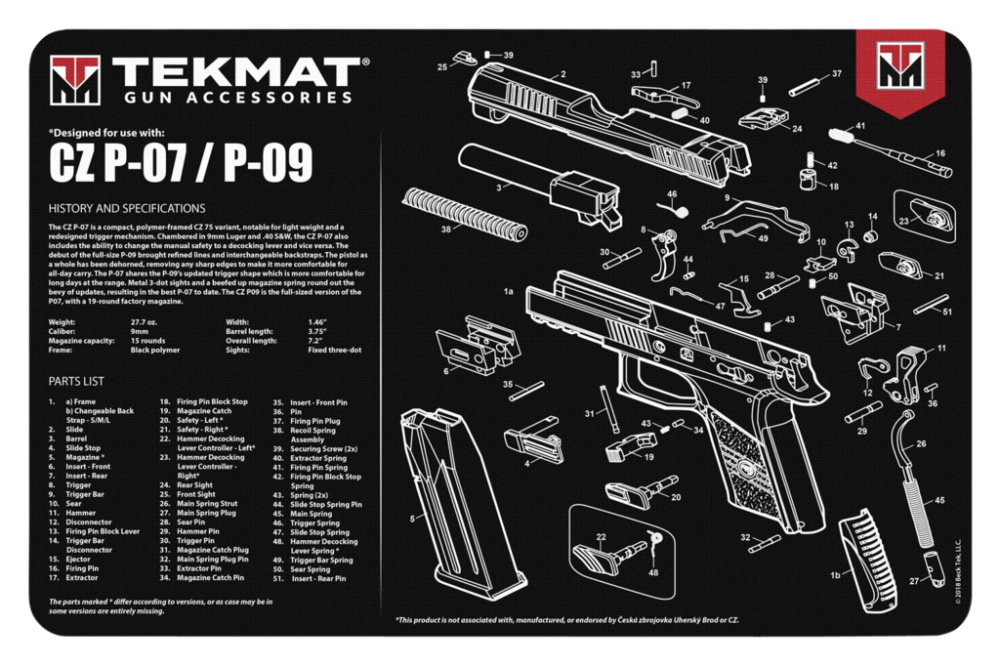 TEKMAT ARMORERS BENCH MAT