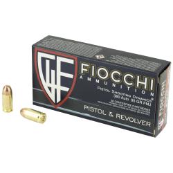 Fiocchi 380AP Range Dynamics  380 ACP 95 gr Full Metal Jacket (FMJ) 50 Per Box/20 Cs