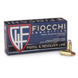 Fiocchi 9APBHP Defense Dynamics  9mm Luger 124 gr Jacketed Hollow Point (JHP) 50 Per Box/ 20 Cs