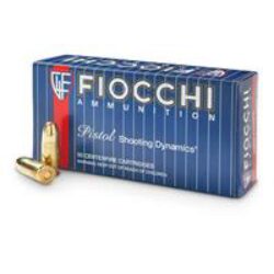 Fiocchi 9AP Range Dynamics  9mm Luger 115 gr Full Metal Jacket (FMJ) 50 Per Box/20 Cs