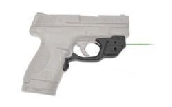 Crimson Trace LG489G Laserguard  5mW Green Laser with 532nM Wavelength & 50 ft Range Black Finish for 9mm Luger & 40 S&W S&W M&P Shield, M&P Shield M2.0 (Except EZ & Plus Variants)