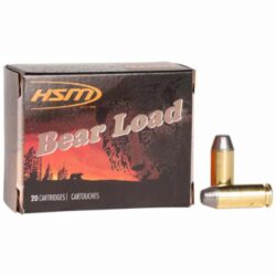 HSM 10MM9N20 Bear Load  10mm Auto 200 gr Round Nose Flat Point (RNFP) 20 Per Box/20 Cs