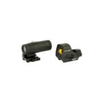 Holosun HS510CHM3X HS510C/HM3X  Black Anodized 0.91 x 1.26 2 MOA Red Dot/65 MOA Red Circle Multi Reticle 3x Magnifier 0.58 x 0.77-