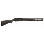 Mossberg 51660 590A1 Tactical 12 Gauge 81 3 20 Heavy-Walled Barrel, Parkerized Finish, Drilled & Tapped Receiver, Mil-Spec Construction w/Metal Trigger Guard & Safety, Synthetic Stock