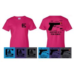 Women`s C4A Anatomy of a Pew Pewer T-Shirt