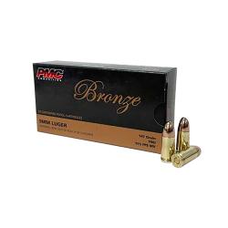 PMC 9H 9mm 147gr Full Metal Jacket 50 Per Box/20 Case