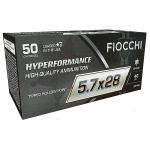 Fiocchi 57PT40 Hyperformance  5.7x28mm 40 gr Tipped Hollow Point (THP) 50 Per Box/10 Cs