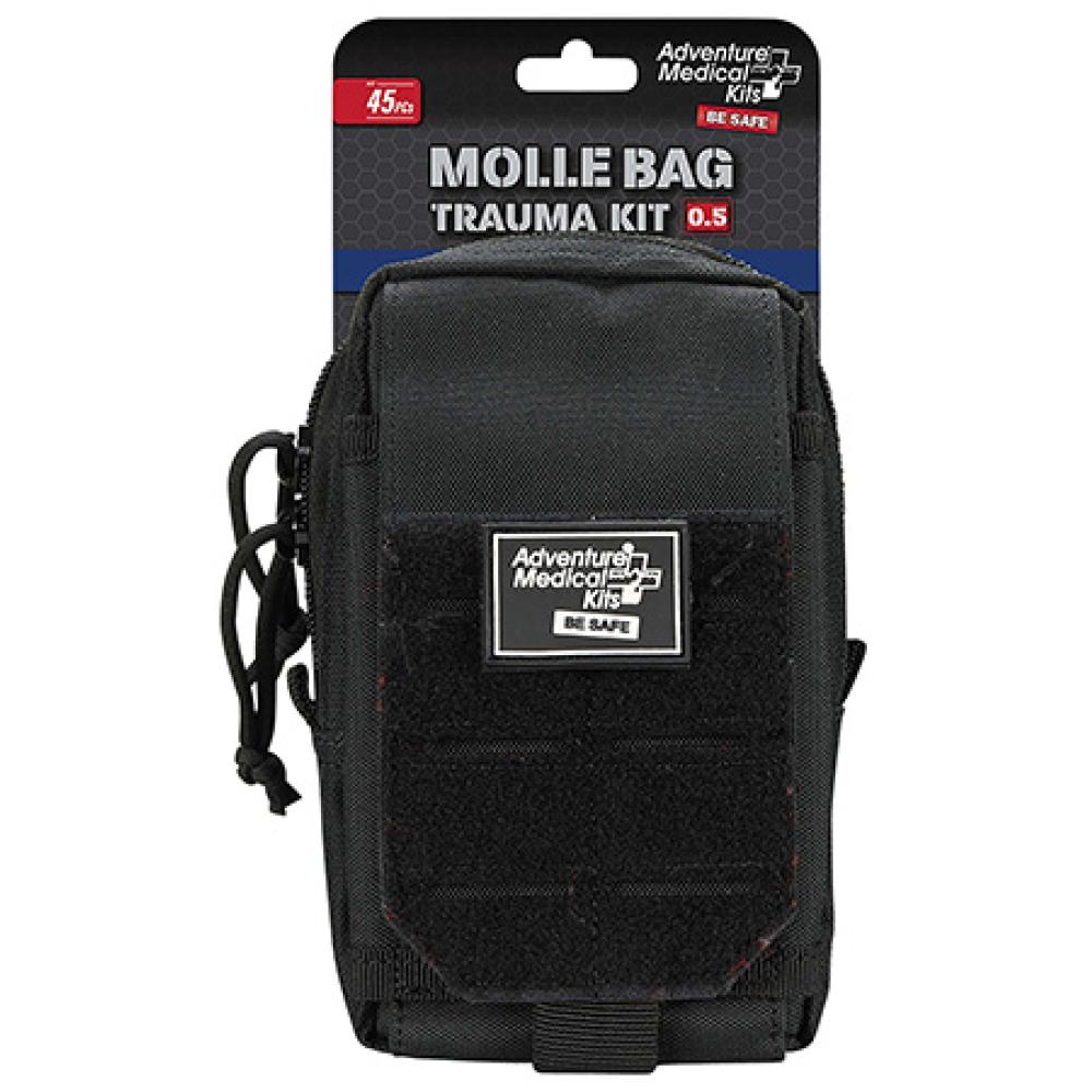 Adventure Medical Kits 20640301 MOLLE Bag Trauma Kit 0.5 Stop Bleeding Black