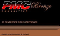 PMC 308B Bronze Target 308 Win 147 gr Full Metal Jacket Boat-Tail (FMJBT) 20 Per Box/ 25 Cs