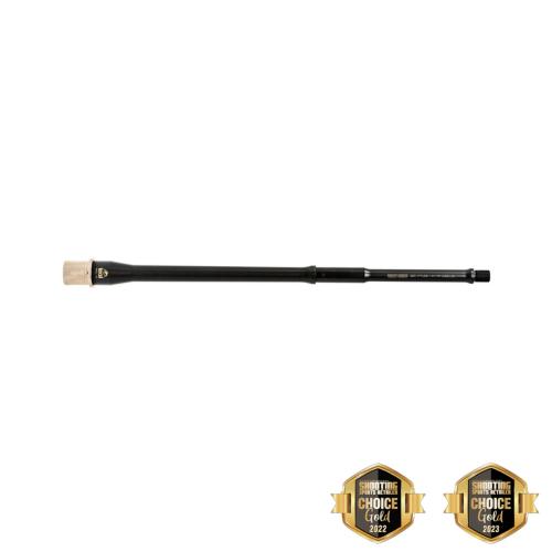 Faxon Match Series 16" Gunner, .223 Wylde, Mid-Length, 416-R Stainless QPQ Nitride, 5R, Nickel Teflo