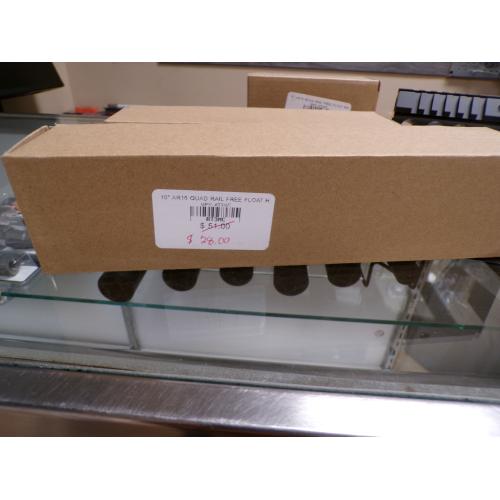 10" AR15 QUAD RAIL FREE FLOAT HANDGUARD
