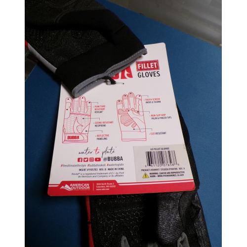 BUBBA FILLET GLOVES - LARGE