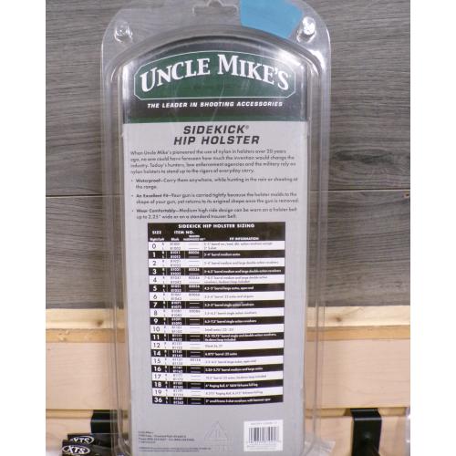 UNCLE MIKES SIDEKICK HIP HOLSTER 81091 SIZE 9