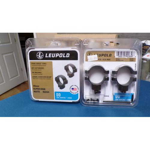 LEUPOLD - 30MM SUPER HIGH MATTE 52234 DUAL DOVETAIL RINGS