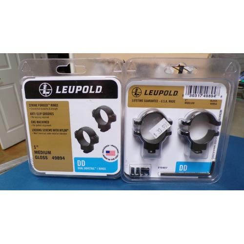LEUPOLD - 30MM MEDIUM GLOSS 49894 DUAL DOVETAIL RINGS
