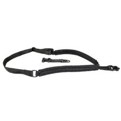 TACTICAL SINGLE POINT SLING AR CLIP STYLE ALL BLACK PARACORD