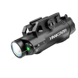 TACTICAL FLASHLIGHT/GREEN LASER COMBO 250 LUMENS