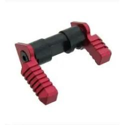 AR15 AMBIDEXTROUS SAFETY SELECTOR LEVER GEN 2/ALUMINUM RED