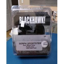 BLACK HAWK SERPA SPORTSTER HOLSTER FOR S&W M&P 9/40 GM GRAY LEFT HANDED