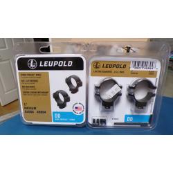 LEUPOLD - 30MM MEDIUM GLOSS 49894 DUAL DOVETAIL RINGS
