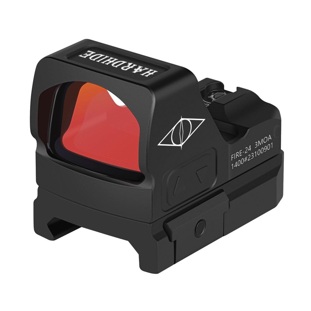 HARDHIDE OPTICS FIRE-24 SHAKE AWAKE 3 RETICLES IPX7 RED DOT