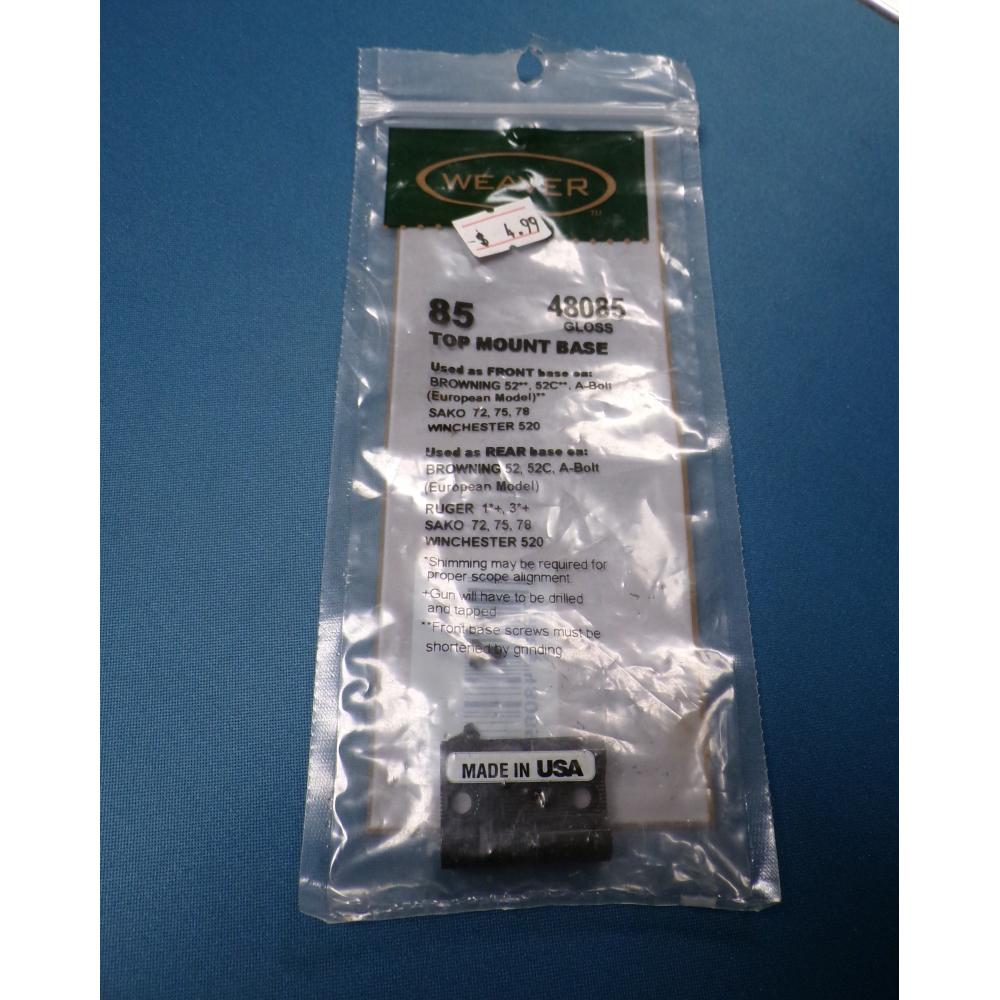 WEAVER TOP MOUNT BASE GLOSS