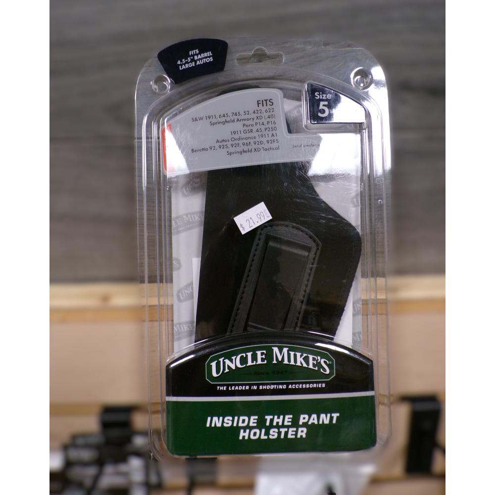 UNCLE MIKES SIDEKICK AMBI HIP HOLSTER 70050 SIZE 5