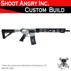 Shoot Angry Inc. Custom AR-15 5.56 NATO with Naked Finish