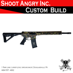 Shoot Angry Inc. Custom AR-15 with Limited Edition Aero Precision Camo Kit