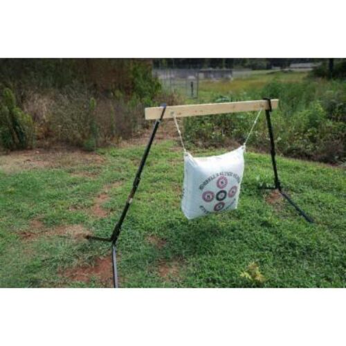 Viking Solutions VKSVGK004 Adjustable Target Stand  Black Steel