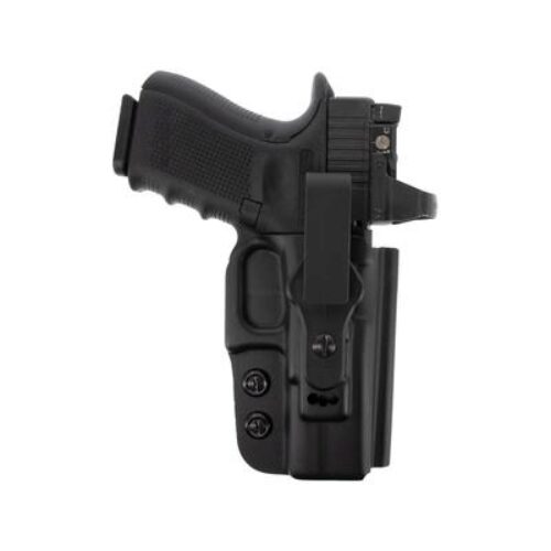 Galco TR3226RB Triton 3.0 OWB Black Leather UniClip/Stealth Clip Fits Glock 19 Gen1-5 Fits Glock 32 Fits Glock 23 Gen2-5 Right Hand