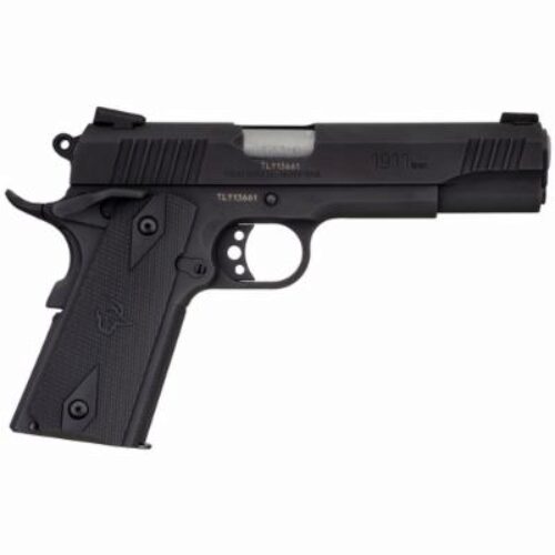 Taurus 1-191101-9MM 1911  9mm Luger Caliber with 5 Barrel, 9+1 Capacity, Matte Black Finish Beavertail Frame, Serrated Matte Black Steel Slide & Checkered Polymer Grip Includes Magazine