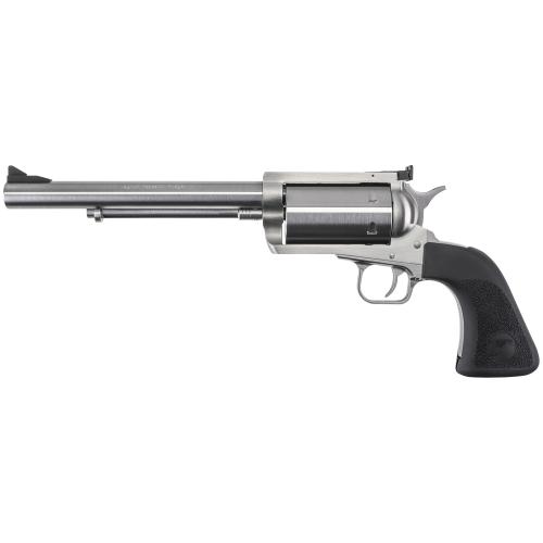Magnum Research BFR350L7 BFR 350 Legend 6 Shot 7.50" Brushed Stainless Steel Barrel, Stainless Cylinder, Brushed Stainless Steel Frame, Black Rubber Grips, Exposed Hammer
