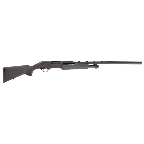 Escort HEFH12280501 Field Hunter Full Size 12 Gauge Pump 3" 4+1 28" Black Vent Rib Barrel, Black Anodized Aluminum Grooved Receiver, Fixed Black Synthetic Stock, Right Hand