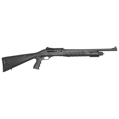 Rock Island X4 Tact LI-ON Full Size Frame 12 Gauge Semi-Auto 3" 4+1 18.50" Black Steel Barrel, Black Anodized Aluminum Receiver, Black Fixed w/Pistol Grip Synthetic Stock