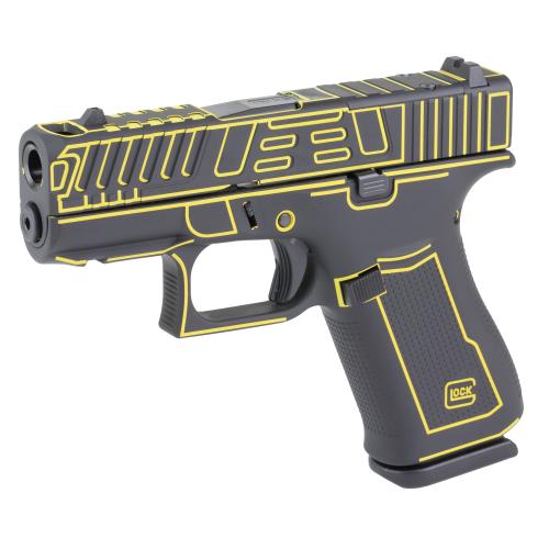 GLOCK 43X 9MM 10RD OUTLANDER YELLOW