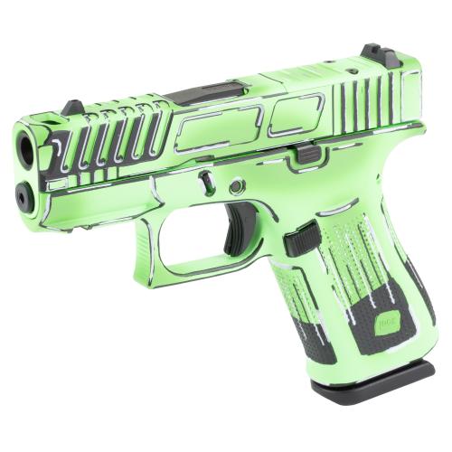 GLOCK 43X COMP 9MM 10RD ANIME CER GREEN