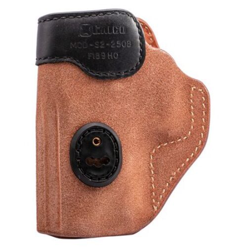 Galco S2250B Scout 3.0  IWB Natural/Black Leather UniClip/Stealth Clip Fits Sig P229/P228 Ambidextrous