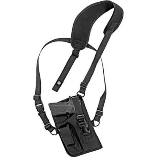 GrovTec US Inc GTHL15102R Trail Pack  Shoulder Black Nylon Harness Fits Med/Lg DA Revolver Fits 3-4 Barrel Right Hand