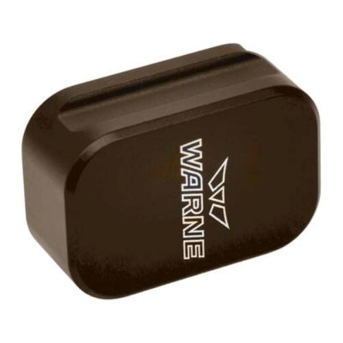 Warne MEG193/2DE Magazine Extension  made of 6061-T6 Aluminum with Hardcoat Anodized Flat Dark Earth Finish for Glock 19, 23 Magazines (Adds 3rds 9mm Luger, 2rds 40 S&W)